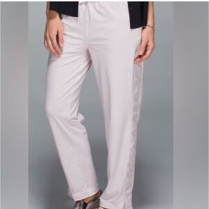 Lululemon🍋Rise&Shine Trouser Lined Blush Pink Pant Like New Size 6